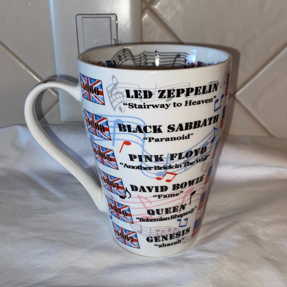 Nwot Cardew Design British Invasion '70s Bone China Mug